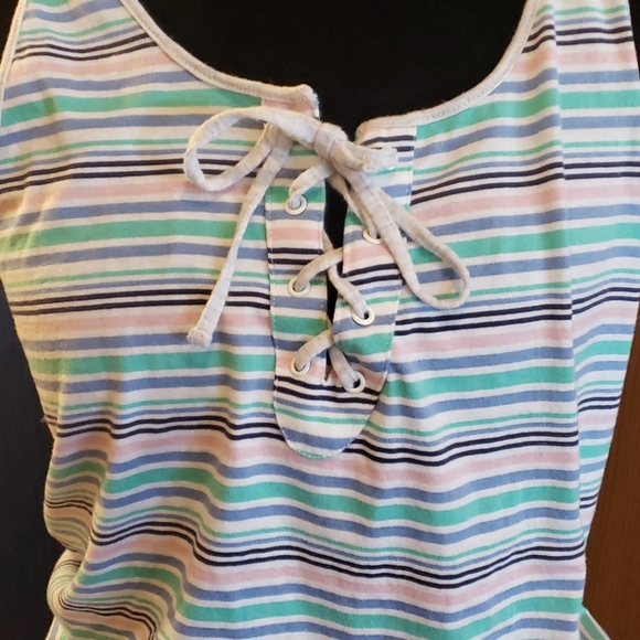 Tommy hilfiger soft jumper pastel striped shorts - Picture 2 of 7